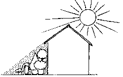 Pflanzen in den Schatten stellen